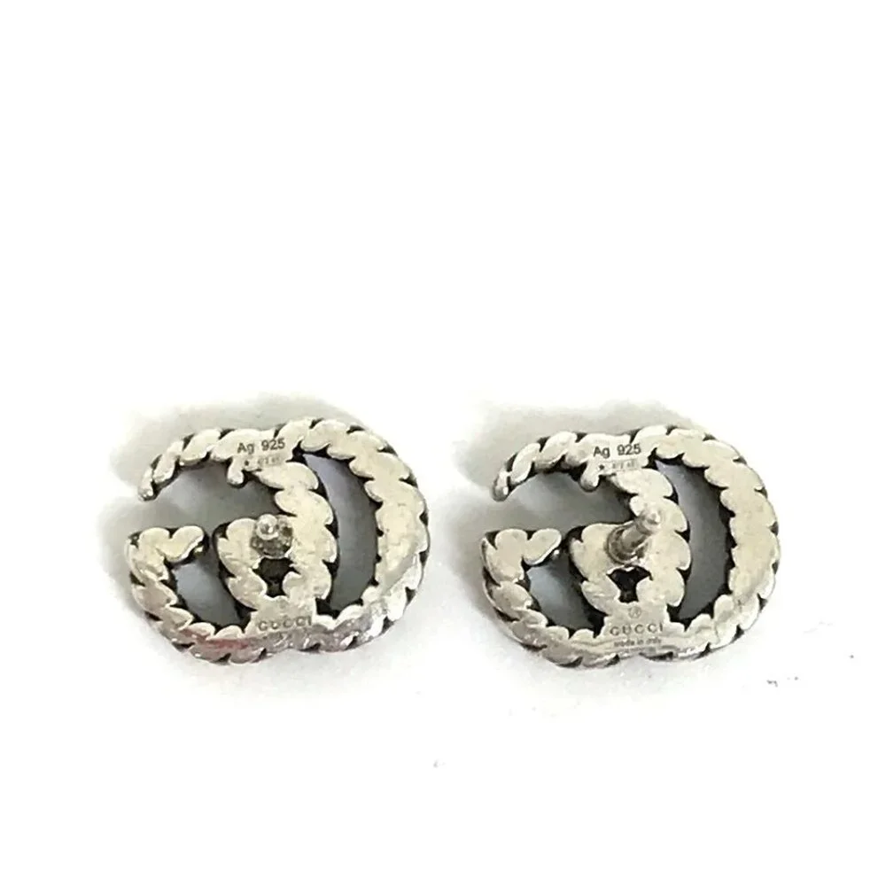 GUCCI Logo GG Marmont Double G Accessories Pierce - Picture 12 of 15